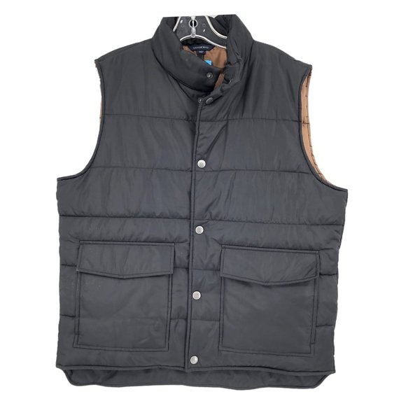 Unknown Other - Black & Brown Classic Outdoor Vest | Perfect for Any Season